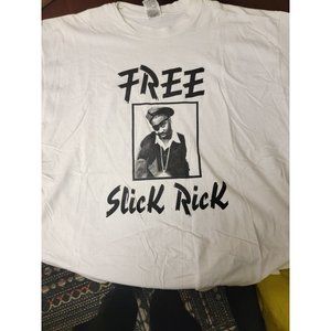 Def Jams Free Slick Rick Tee XXL 2XL Ultra Rare!